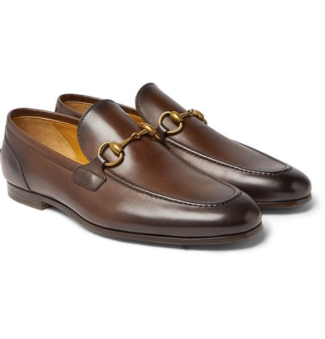 jordan bit loafer gucci men brown|gucci jordaan loafer sale.